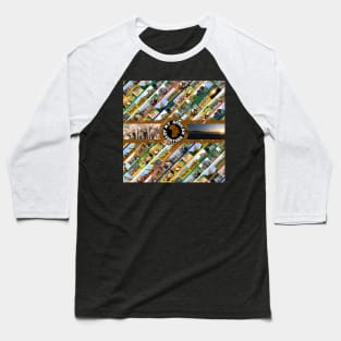 My African Adventure Wildlife Collage Baseball T-Shirt